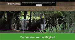 Desktop Screenshot of discgolfguerilla.de